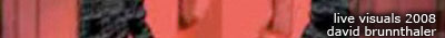 live visuals 2008 - david brunnthaler